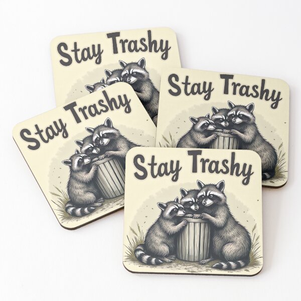 Item preview, Trash Can Cuties designed and sold by LemonheadLaurasArt.