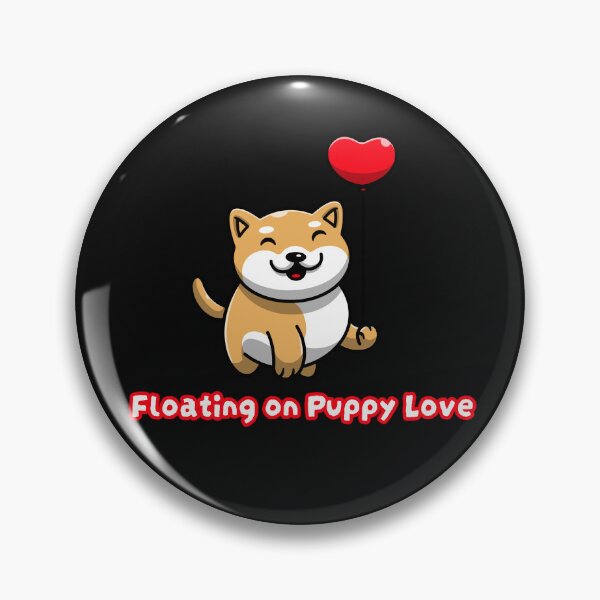 Item preview, Floating on Puppy Love  designed and sold by PandaVibe Prints.