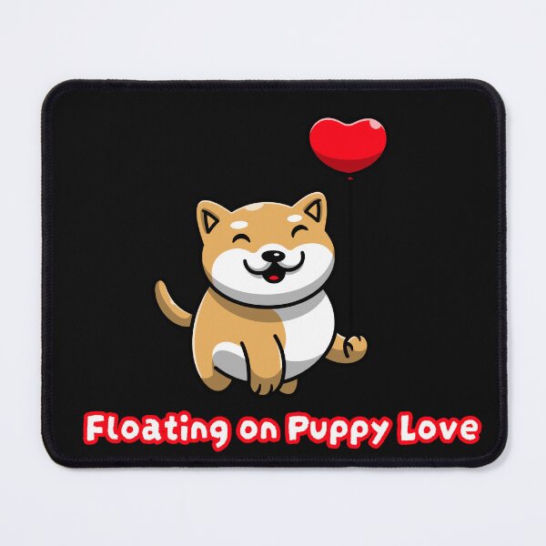 Item preview, Floating on Puppy Love designed and sold by PandaVibe Prints.