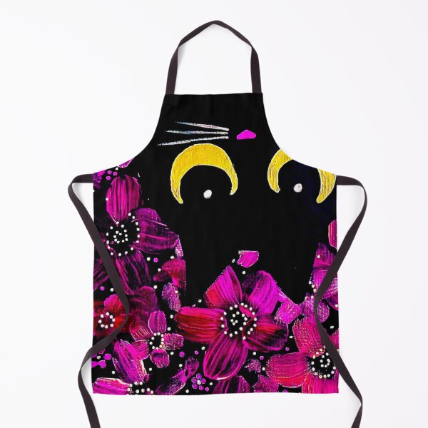 Item preview, Pink Curious Floral Cat designed and sold by Oopsie.Daisies.