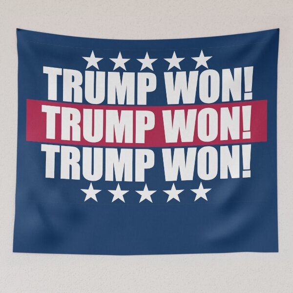Item preview, TRUMP WON! TRUMP WON! TRUMP WON! designed and sold by Swabcraft.
