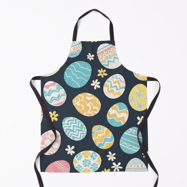 Item preview, Seamless Easter Egg Pattern - Pastel Spring Design on Dark Background designed and sold by InspiredCreatives.