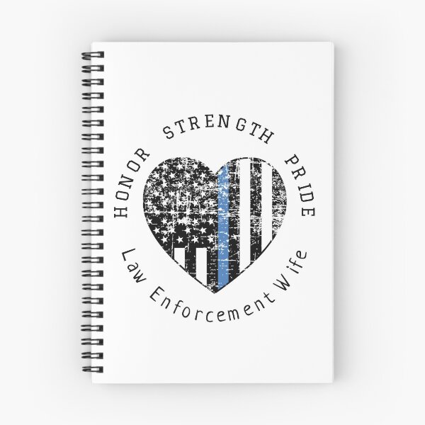 Item preview, Law Enforcement Wife - Thin Blue Line Heart Flag designed and sold by merchmade4you.