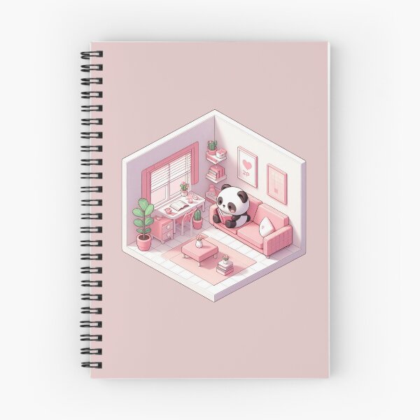 Item preview, Kawaii Panda with Book on Sofa Dolled Up - 3D Effect Sticker designed and sold by BeaverFriends.