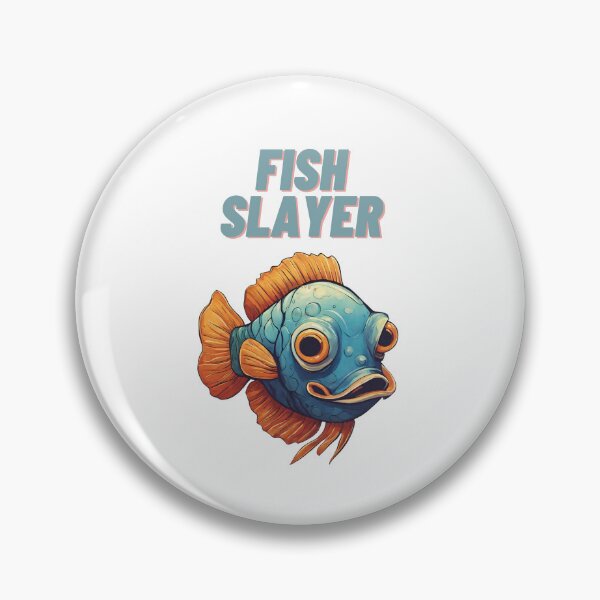 Item preview, Fish Slayer Funny Fish  designed and sold by silviaol.