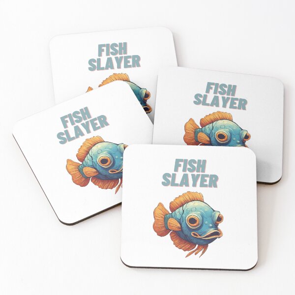 Item preview, Fish Slayer Funny Fish  designed and sold by silviaol.