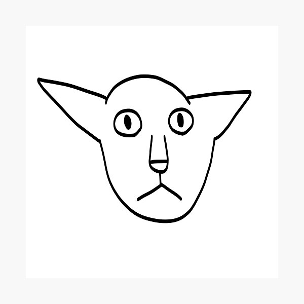 Item preview, Larry brainrot cat designed and sold by Leila & the stars.