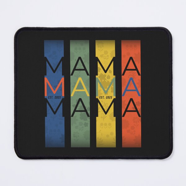 Item preview, MAMA EST. 2025 - Colorful Panels Design for Expecting Mothers designed and sold by cabana.space.