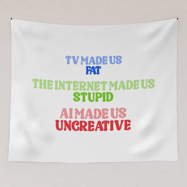 Item preview, Fat, Stupid, Uncreative designed and sold by VisionWind.