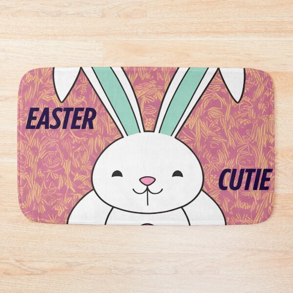 Item preview, Easter Cutie Bunny Holding Egg – Cute Cartoon Easter Design for Kids & Spring Gifts designed and sold by InspiredCreatives.