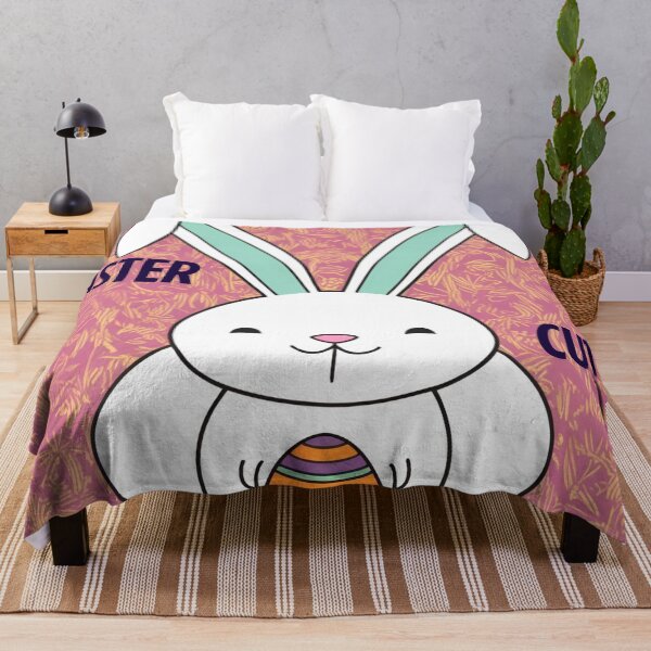 Item preview, Easter Cutie Bunny Holding Egg – Cute Cartoon Easter Design for Kids & Spring Gifts designed and sold by InspiredCreatives.