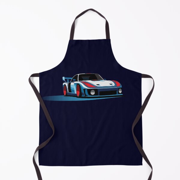 Item preview, Martini Porsche 935 Slant Nose classic Race Car Illustration designed and sold by blackdogshop.