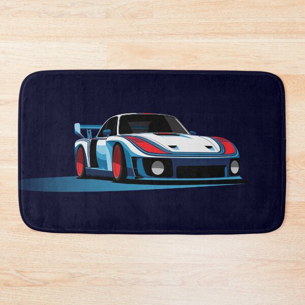 Item preview, Martini Porsche 935 Slant Nose classic Race Car Illustration designed and sold by blackdogshop.