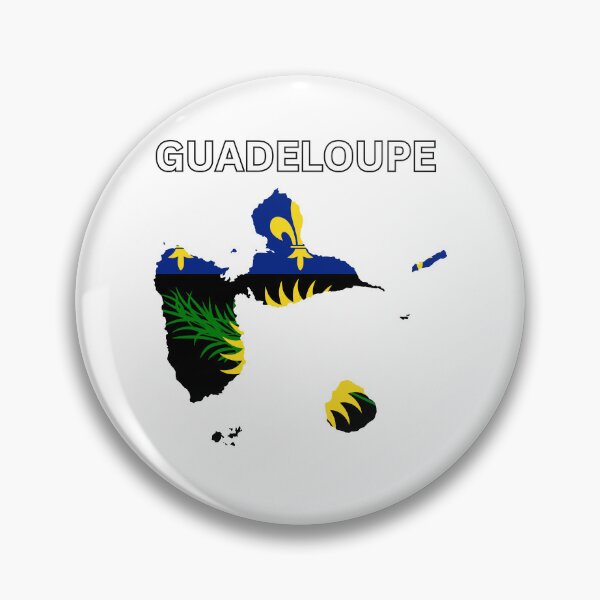 Item preview, Guadeloupe Flag Map Design designed and sold by atomstartup.