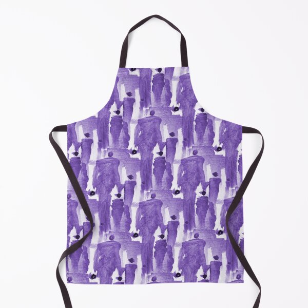 Item preview, Abstract Crowd of People Connecting in Watercolor Purple designed and sold by Artistestella.