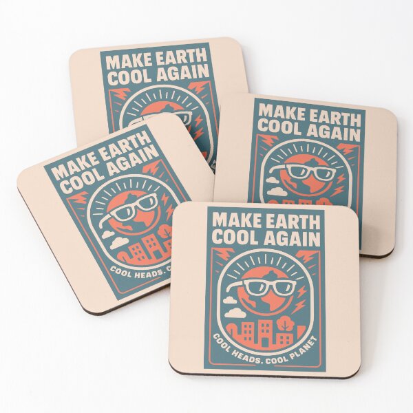Item preview, Make Earth Cool Again Shirt – Eco Climate Poster Art designed and sold by Cheeky Companions.