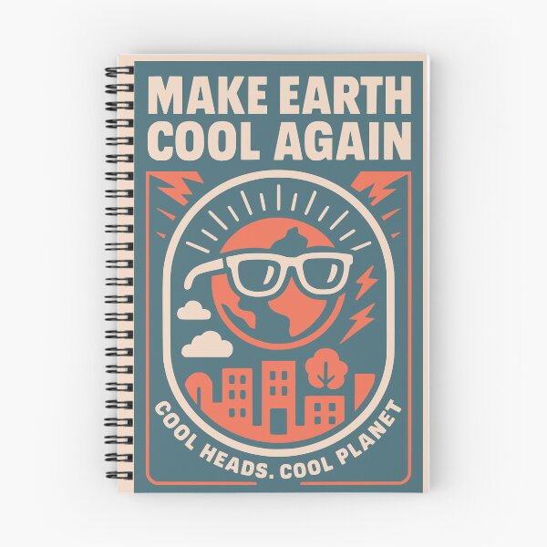 Item preview, Make Earth Cool Again Shirt – Eco Climate Poster Art designed and sold by Cheeky Companions.