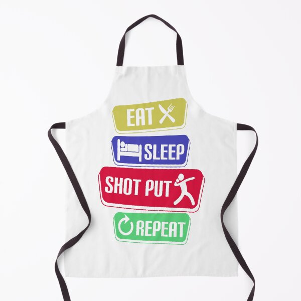 Item preview, Eat Sleep Shot Put Repeat designed and sold by Winther-Art.