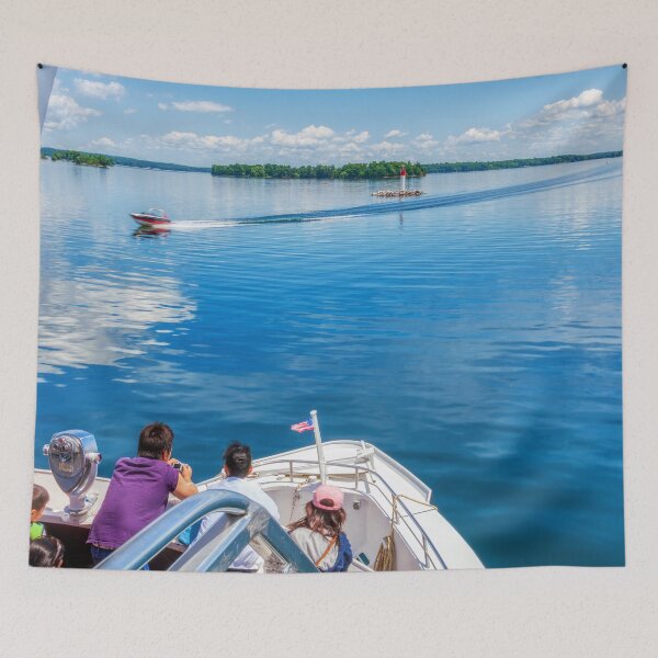 Item preview, Boat trip on St. Laurent River at Thousand Islands designed and sold by Travelways.
