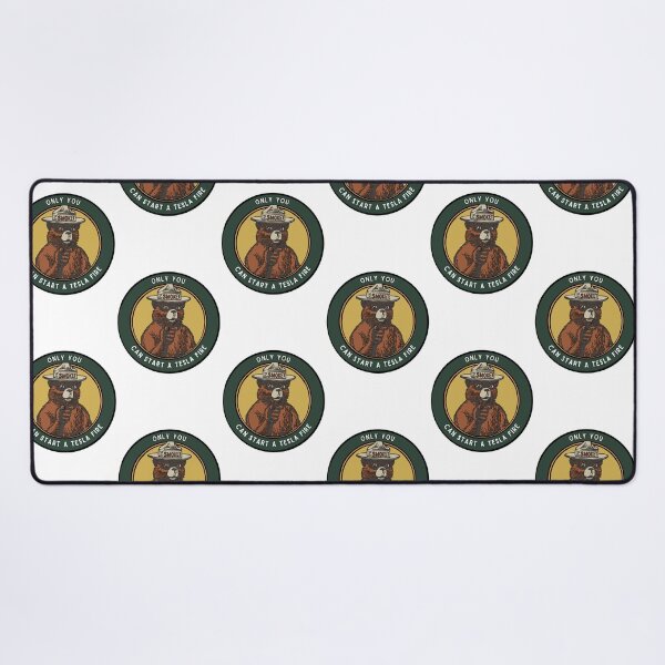 Item preview, “Only You” Smokey the Bear parody (Tesla) designed and sold by OliverWilde1312.