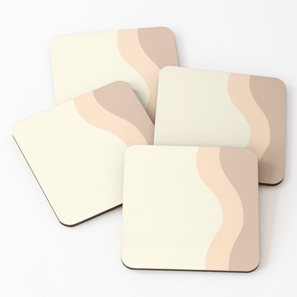 Item preview, Minimalist Abstract Color Blocks in Beige, Peach and Brown designed and sold by JulzPink.