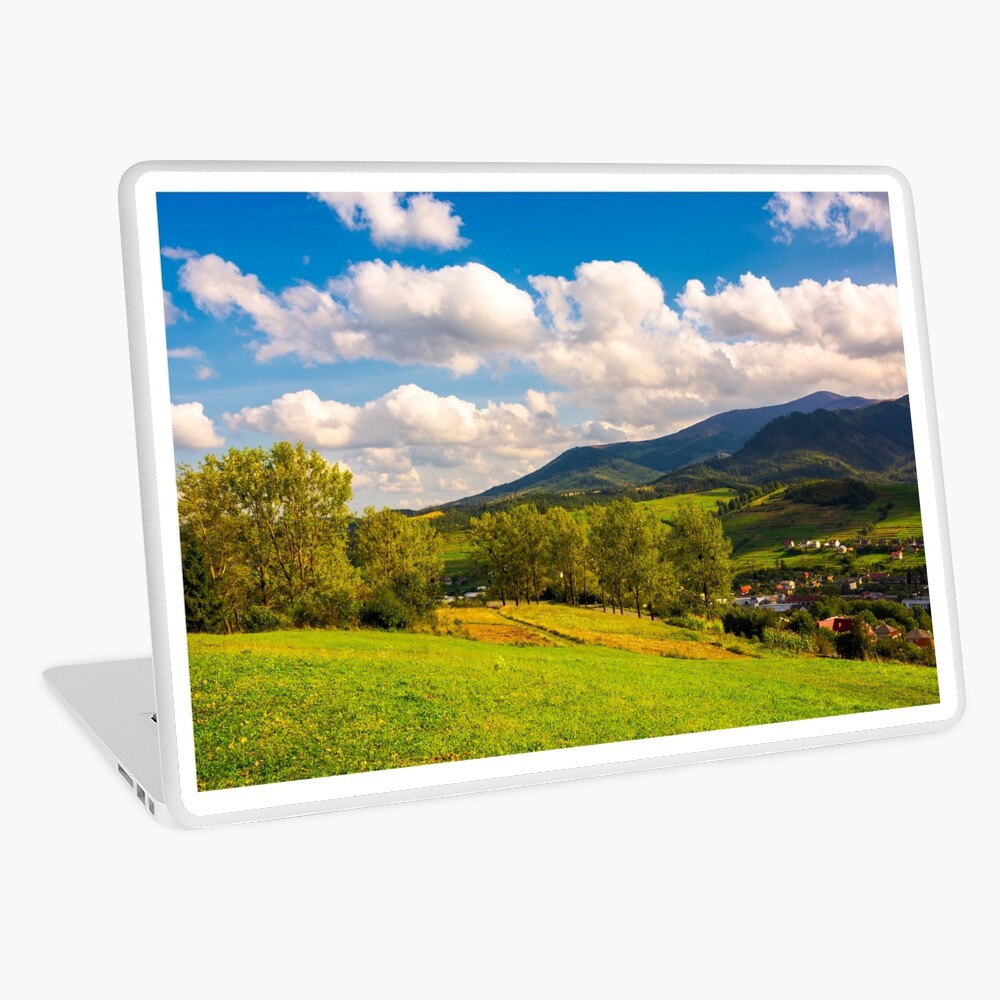 beautiful landscape in mountains Laptop Skin