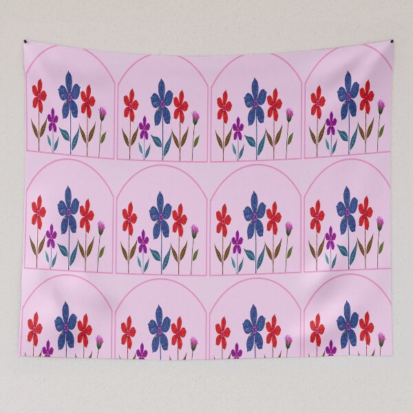 Item preview, Multicolored flowers designed and sold by Felia001.