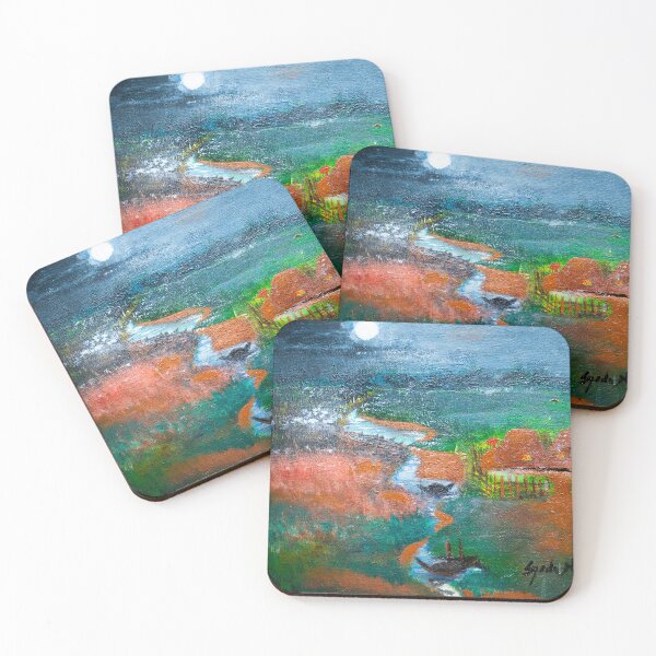 Item preview, Original Painting of Bangladeshi Countryside Village designed and sold by BanglaArtSyeda.