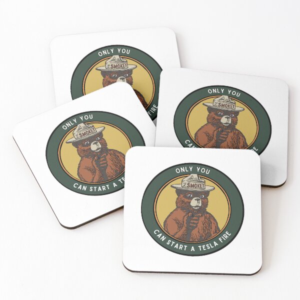 Item preview, “Only You” Smokey the Bear parody (Tesla) designed and sold by OliverWilde1312.