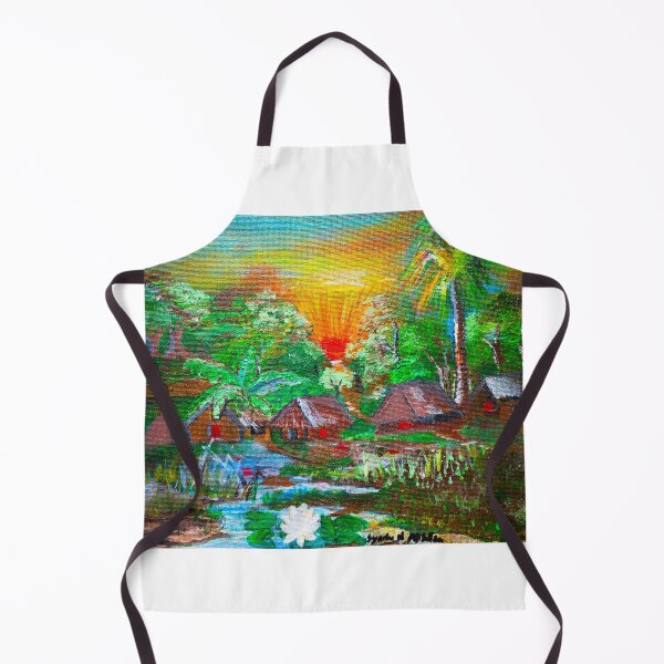 Item preview, Painting of Bangladeshi Countryside designed and sold by BanglaArtSyeda.