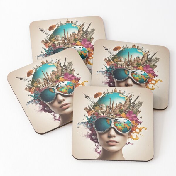 Item preview, Global Vision: The World Through Sunglasses designed and sold by QuickPick Store.