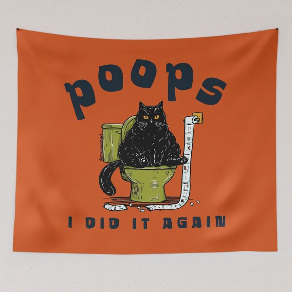 Item preview, Poops...I did it again designed and sold by KilkennyCat Art.
