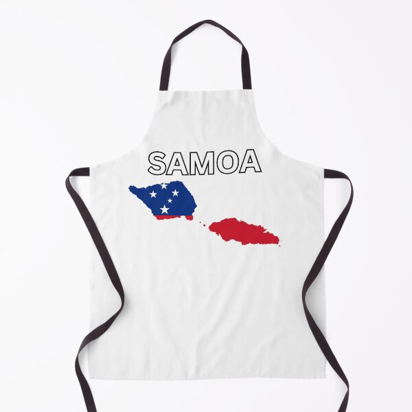 Item preview, Samoa flag map designed and sold by atomstartup.