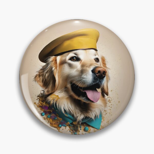 Artikelvorschau, Golden Retriever Traveller: Stilvoller Globe Explorer entworfen und verkauft von QuickPick Store.