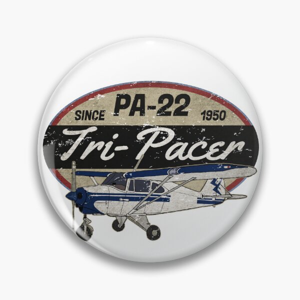 Item preview, PA-22 Tri-Pacer Since 1950 Airplane Pilot Vintage Retro designed and sold by RealPilotDesign.