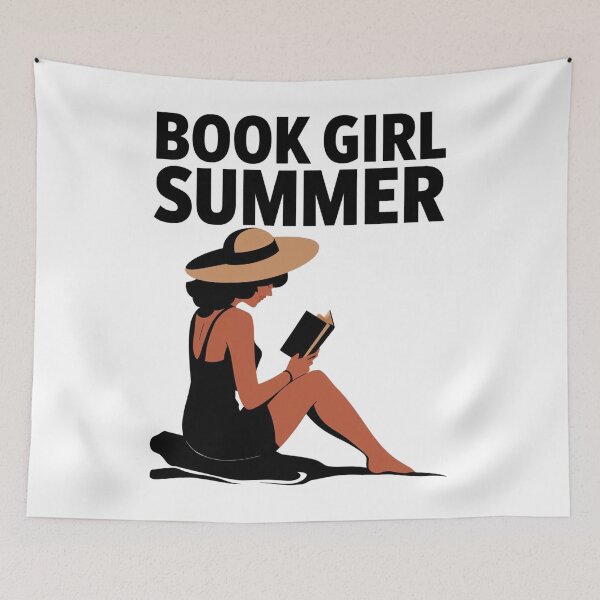 Item preview, Book Girl Summer designed and sold by ZAIKY DREAMS.