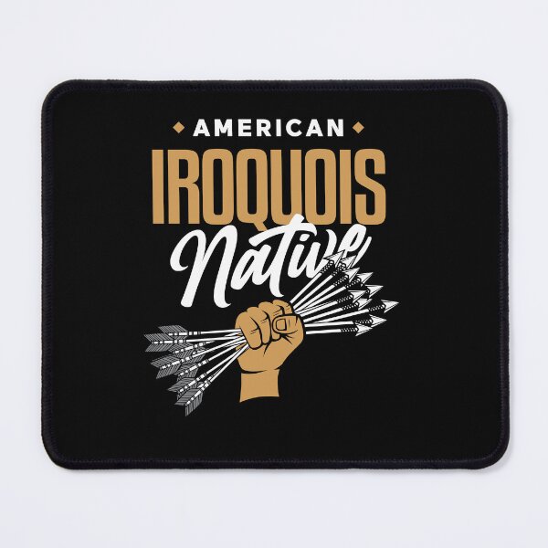 Item preview, AMERICAN IROQUOIS NATIVE - Fist of Arrows - Indian Culture BLACK designed and sold by Darling DeDe.