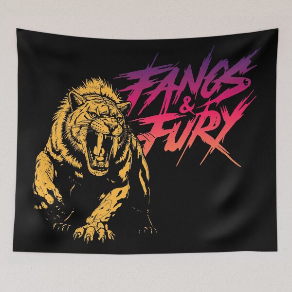 Item preview, Smilodon / Fangs & Fury designed and sold by DarrenAshenOne.