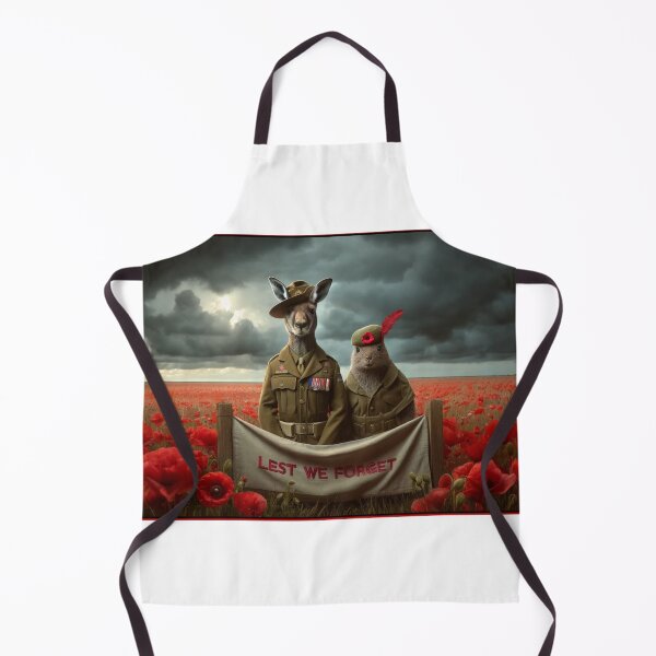 Item preview, Lest We Forget Kangaroo in Field of Poppies designed and sold by Traci Coxhead.