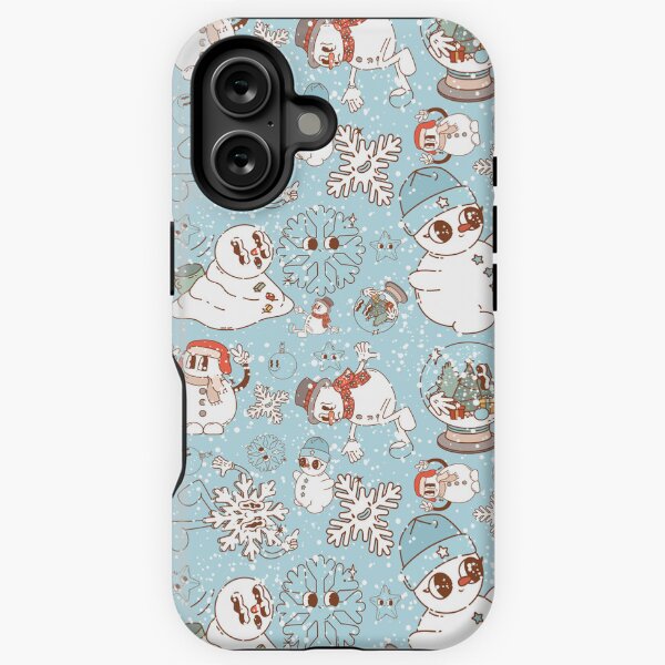 Item preview, Retro Snowy Snowman designed and sold by kraftedbubble.