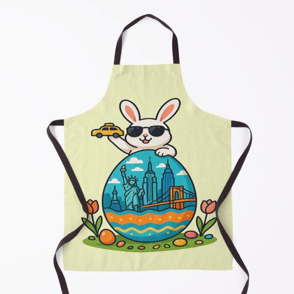 Item preview, Vintage New York Easter Bunny – Funny Big Apple Spring Vibes designed and sold by Globalcitytees.