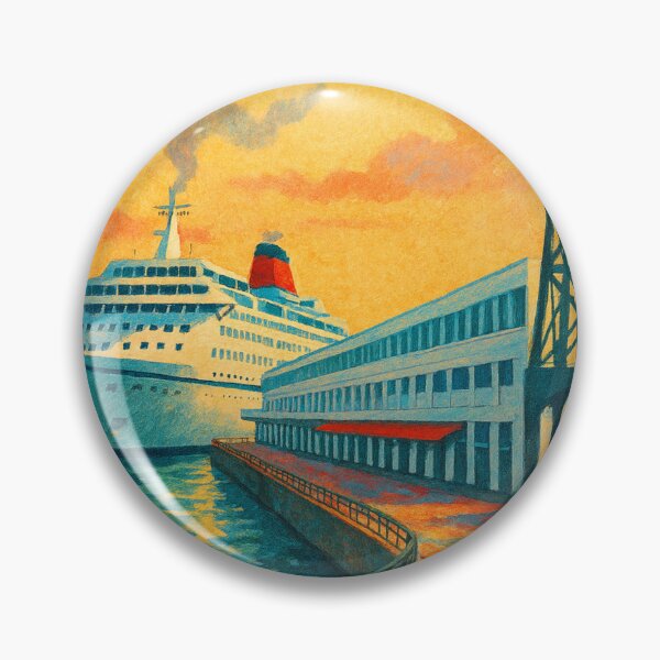 Item preview, Cruise Ship Docked at Montreal’s Grand Quai designed and sold by Places On Earth.