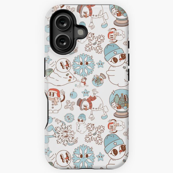 Item preview, Retro Snowy Snowman designed and sold by kraftedbubble.