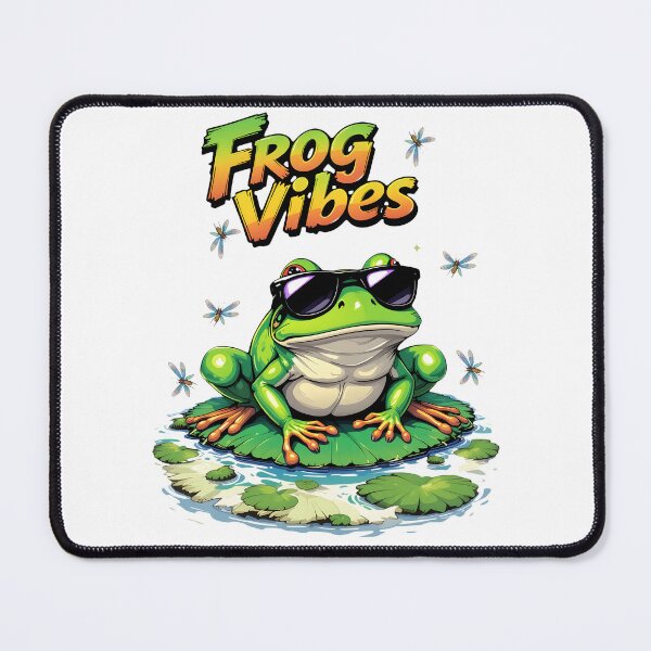 Item preview, Frog Vibes Cool Croak Energy designed and sold by Dazzle-Sizzle.