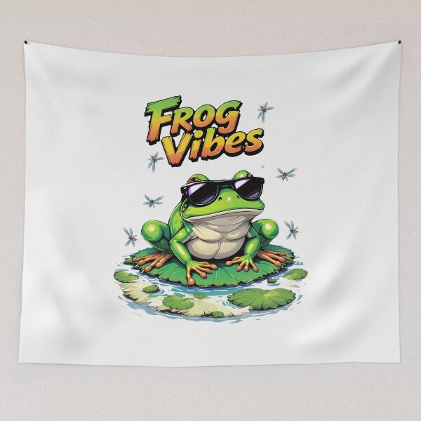 Item preview, Frog Vibes Cool Croak Energy designed and sold by Dazzle-Sizzle.