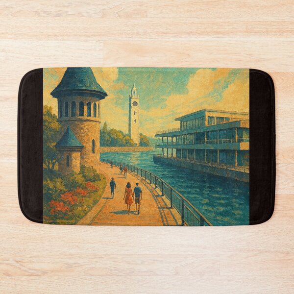 Item preview, Walk Along Montreal’s Grand Quai and Clock Tower designed and sold by Places On Earth.