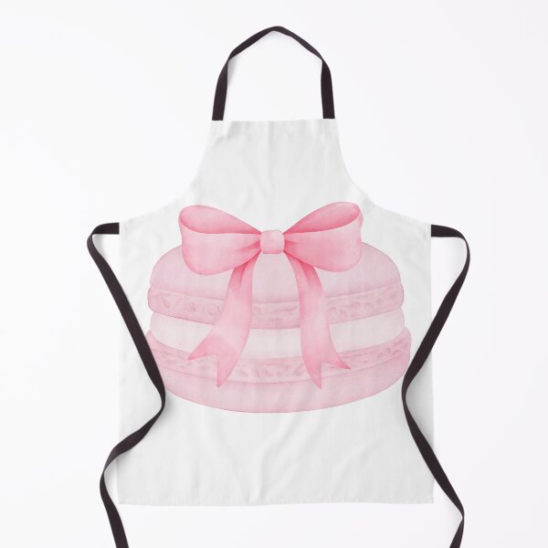 Item preview, Pink Macaron with Pink Bow – Coquette Parisian Dessert Watercolor Design designed and sold by DivinePassion.