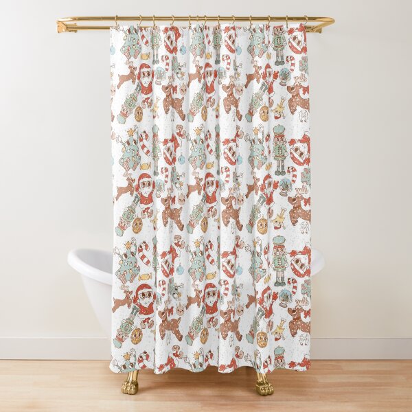 Item preview, Snowy Retro Christmas designed and sold by kraftedbubble.