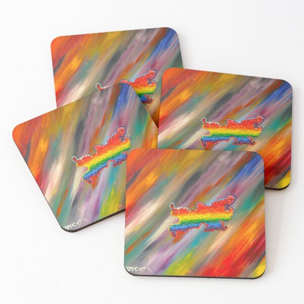 Item preview, The Pride Colors, acrylic on canvas 20, 30x40 inch, SKU 1024  designed and sold by Romeo Dobrota.