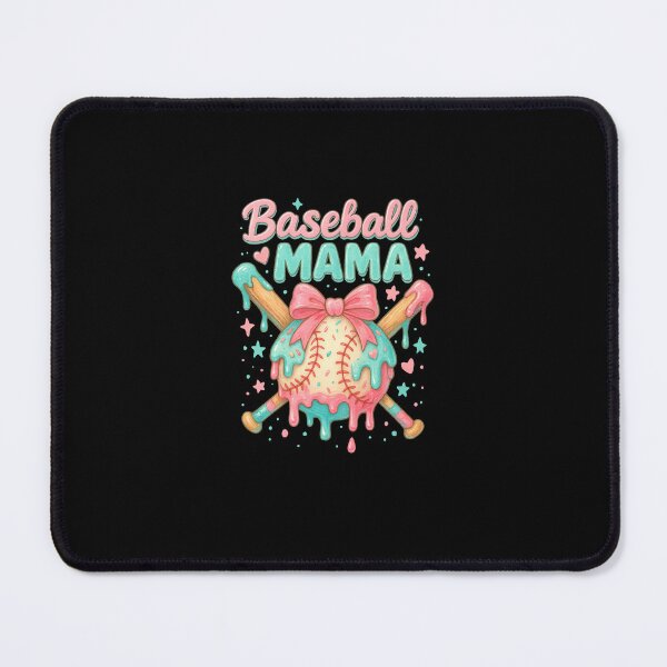 Item preview, Baseball Mama Shirt Dripping Paint Pastel Softball Mom designed and sold by facegm.